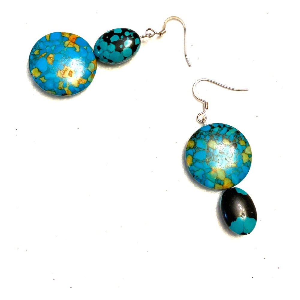 Turquoise Whimsy Pierced Earrings